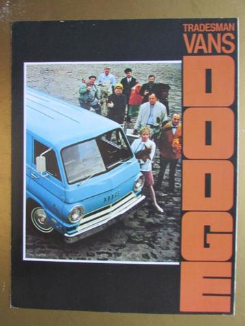 1970 DODGE Tradesman Vans folder, Engels
