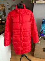 Janina mooie lange rode puffer winterjas mt 44, Kleding | Dames, Jassen | Winter, Maat 42/44 (L), Ophalen of Verzenden, Zo goed als nieuw