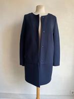 max mara jas donkerblauw maat s maxmara, Kleding | Dames, Jassen | Winter, Max Mara, Zo goed als nieuw, Maat 36 (S), Verzenden