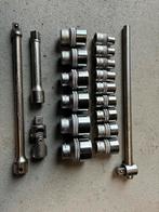 Hazet 900AZ 1/2” doppenset inch maten 19 delig, Auto diversen, Autogereedschap, Ophalen of Verzenden, Gebruikt