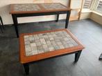 Eettafel en salontafel, 150 tot 200 cm, Gebruikt, Rechthoekig, Ophalen of Verzenden