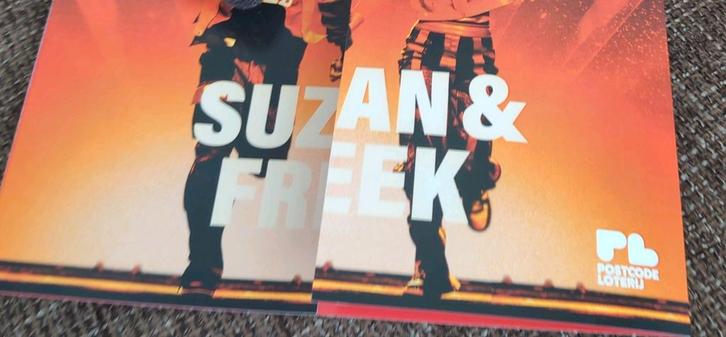 Suzan & Freek 4 kaartjes zitkaartjes 31 mei geldredome, Tickets en Kaartjes, Concerten | Pop, Drie personen of meer, Mei