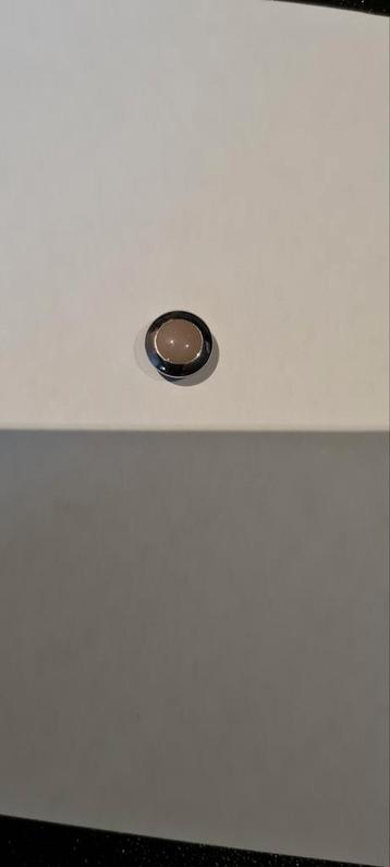 Melano Vivid 6mm steentje - leverkleurig zilver beschikbaar voor biedingen