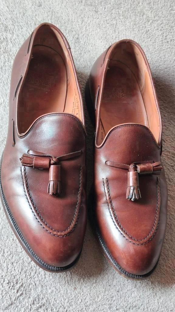 TOPSTAAT Crockett & Jones Cavendish tassel loafers, maat 45, Kleding | Heren, Schoenen, Zo goed als nieuw, Loafers, Bruin, Ophalen of Verzenden