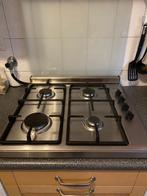 Siemens gaskookplaat RVS opzet €80, Witgoed en Apparatuur, Ophalen, Gebruikt, 4 kookzones, Gas