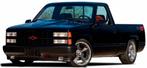 Chevrolet 454 SS Pick-up 1993 black van Maisto 1:24, Hobby en Vrije tijd, Nieuw, Ophalen of Verzenden, Auto, Maisto
