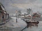 HUISJES IN DE SNEEUW🌨DORPJE🏠WINTER🧣STIJL LARENSE SCHOOL, Ophalen of Verzenden