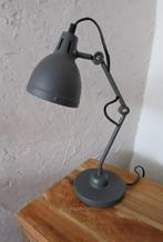 Bureaulamp Industrie Grijs 50 cm, Ophalen of Verzenden, Zo goed als nieuw, Metaal, 50 tot 75 cm