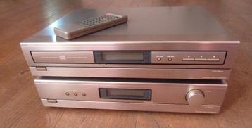 Tijdloos Design DENON Receiver + CD-Speler en Afst Bed  beschikbaar voor biedingen