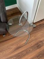 Vintage Ikea bijzettafeltje rond Tord Björklund, Huis en Inrichting, Tafels | Bijzettafels, Ophalen, Minder dan 55 cm, Rond, Zo goed als nieuw