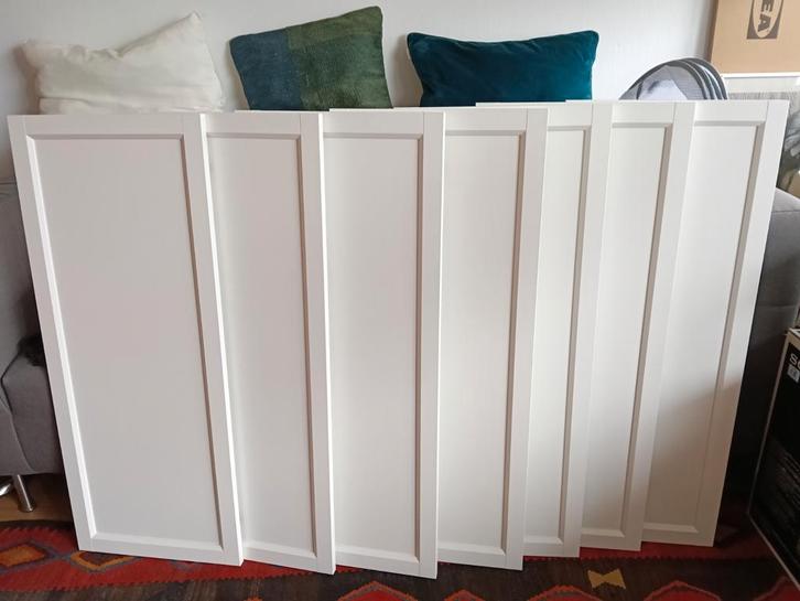 Ikea Billy Kastdeuren Oxberg wit - Zo Goed Als Nieuw, Huis en Inrichting, Keuken | Keukenelementen, Zo goed als nieuw, Minder dan 100 cm