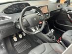 Peugeot 208 PureTech 110 GT-line | Panoramadak | Navigatie |, Auto's, Gebruikt, Zwart, Leder en Stof, Bedrijf
