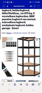 hoekrek 180x75x40, Ophalen, Nieuw, 25 tot 50 cm, Minder dan 100 cm
