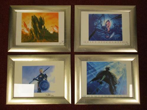 2x gesigneerde Artist Print in lijst - Magic: the Gathering, Hobby en Vrije tijd, Verzamelkaartspellen | Magic the Gathering, Zo goed als nieuw