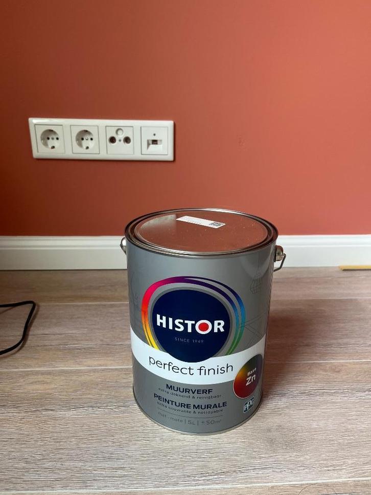 Histor verf | Pale Terracotta, Doe-het-zelf en Verbouw, Verf, Beits en Lak, Nieuw, Verf, 5 tot 10 liter, Overige kleuren, Ophalen