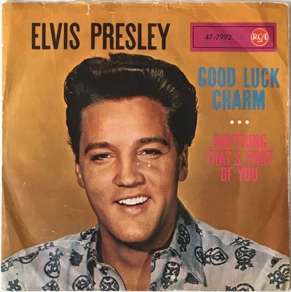 Elvis Presley - Good Luck Charm 7" Single, Cd's en Dvd's, Gebruikt, 7 inch, Single, Ophalen of Verzenden