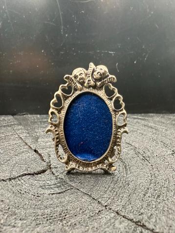 Antiek Zilveren Fotolijstje Pasfoto 800 Keurmerk beschikbaar voor biedingen