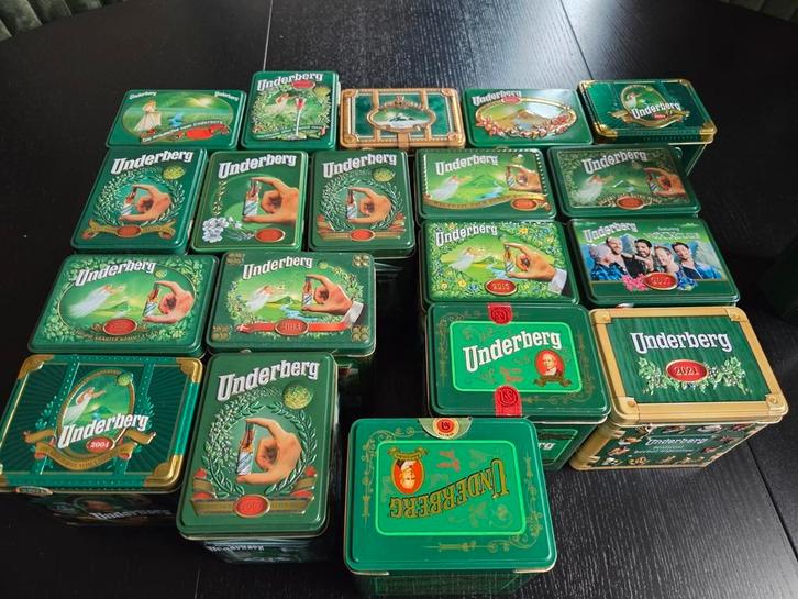 verzameling jaarblikjes Underberg., Verzamelen, Blikken, Overige, Ophalen