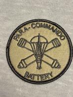 Belgisch embleem para-commando battery, Verzenden, Landmacht, Overige gebieden, Embleem of Badge