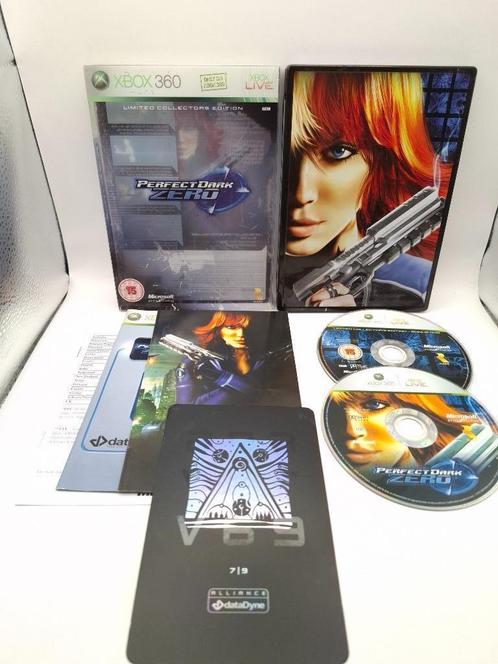Perfect Dark Zero Limited Collector's Edition Xbox 360, Spelcomputers en Games, Games | Xbox 360, Gebruikt, Shooter, 3 spelers of meer