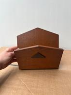 Antieke houten brievenbak, Huis en Inrichting, Woonaccessoires | Krantenbakken en Lectuurbakken, Ophalen of Verzenden, Zo goed als nieuw
