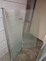 Glazen deur met metalen frame, Gebruikt, 80 tot 100 cm, Binnendeur, Ophalen of Verzenden