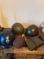Lotje oud militair periscoop, helmen en veldfles, Verzamelen, Ophalen of Verzenden, Nederland, Overige typen