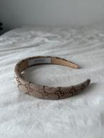 Gucci Hoofdband Beige Bruin GG Logo, Ophalen of Verzenden, Zo goed als nieuw, One size fits all