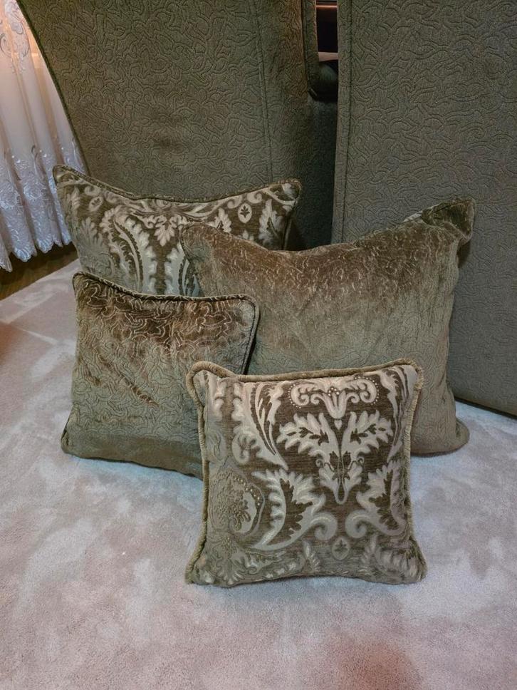 Residencia grote kussens set 2 x groot 2 x klein, Huis en Inrichting, Woonaccessoires | Kussens, Vierkant, Ophalen of Verzenden