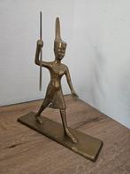 Antiek Egyptisch Bronzen Farao Beeld, Antiek en Kunst, Antiek | Koper en Brons, Ophalen of Verzenden, Brons