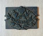 Vintage antieke drukplaat, Antiek en Kunst, Ophalen of Verzenden