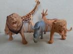 Tijger leeuw neushoorn giraffe hert - nieuw -, Kinderen en Baby's, Speelgoed | Overig, Nieuw, Speelgoed Dieren, Jongen of Meisje
