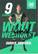 Ajax Amsterdam WOUT WEGHORST echte handtekening, Verzenden, Zo goed als nieuw, Ajax, Spelerskaart