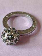 Dyrberg/Kern zilveren ring maat 17, Sieraden, Tassen en Uiterlijk, Ringen, Groen, Ophalen of Verzenden, Zo goed als nieuw