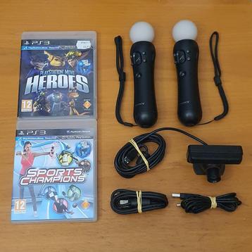 PS3 TWO PLAYER Motion Controller MOVE PACK  beschikbaar voor biedingen