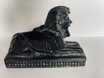 Klein zwart beeldje figuur sfinx Gizeh.. Standbeeld Egypte, Ophalen, Zo goed als nieuw, Overige typen