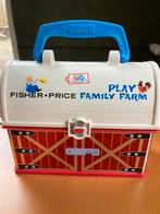 Vintage Fisher Price, Farm lunchbox, met FP Kralen., Ophalen of Verzenden, Gebruikt, Speelset