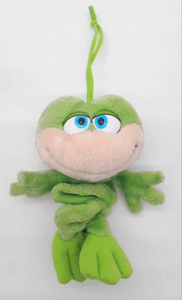 Dakin Kikker knuffel met slaapliedje ca. 35cm, Kinderen en Baby's, Speelgoed | Knuffels en Pluche, Ophalen of Verzenden, Gebruikt