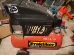 KOOPJE  Compressor Praktiker, Minder dan 25 liter, Ophalen, Zo goed als nieuw, Minder dan 200 liter/min