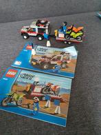 Lego City 4433 Jeep + aanhanger + 2 motoren, Kinderen en Baby's, Speelgoed | Duplo en Lego, Ophalen of Verzenden, Zo goed als nieuw