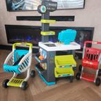 Smoby Supermarkt met 2 winkelwagentjes, Ophalen of Verzenden, Zo goed als nieuw