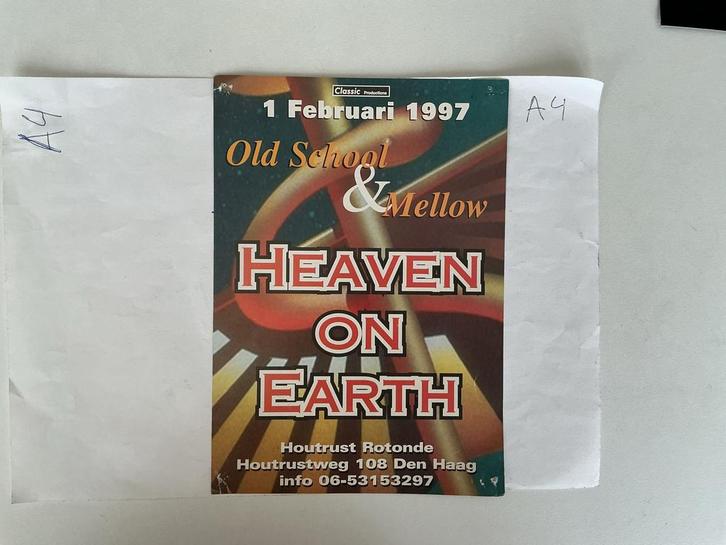 Heaven on Earth Flyer - Dance Event 1997, Cd's en Dvd's, Cd's | Dance en House, Gebruikt, Techno of Trance, Ophalen of Verzenden