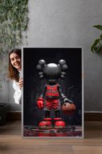 Uniek XXL Glasschilderij | KAWS - NBA Chicago Bulls - 6 size, Huis en Inrichting, Oorspronkelijke maker, Verzenden, Nieuw, 125 cm of meer