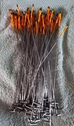 Wat verenstaal afhouders met geel krimpkousje ., Watersport en Boten, Ophalen of Verzenden, Nieuw, Vislijn