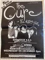 Paginagrote A3 advertentie THE CURE The Kissing tour, Ophalen of Verzenden