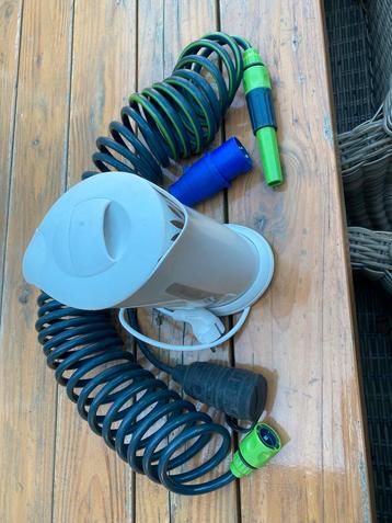 Camping goederen slang koffieset en verleng kabel beschikbaar voor biedingen