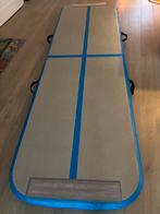 Airtrack 3m x 1m met pomp en tas, Sport en Fitness, Turnen, Ophalen, Kindermaat 122 t/m 140, Zo goed als nieuw, Blauw