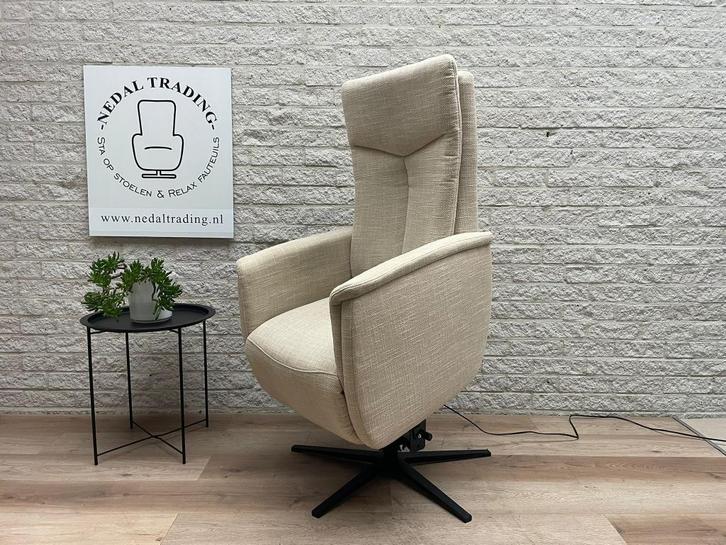 Stawett sta op stoel verstelbare relax fauteuil met USB, Huis en Inrichting, Fauteuils, Zo goed als nieuw, Stof, 50 tot 75 cm