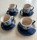 4 Kop en schotels, Ophalen of Verzenden, Aardewerk, Overige stijlen, Kop(pen) en/of Schotel(s)