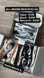 Nike Air Max 1 Patta Waves; Aqua, Black in EU 43, Ophalen of Verzenden, Nieuw, Zwart